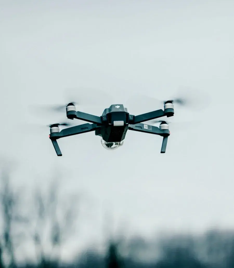 Dron de Joan en ple vol